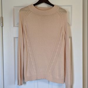 Nanette Lepore cashmere sweater light pink L